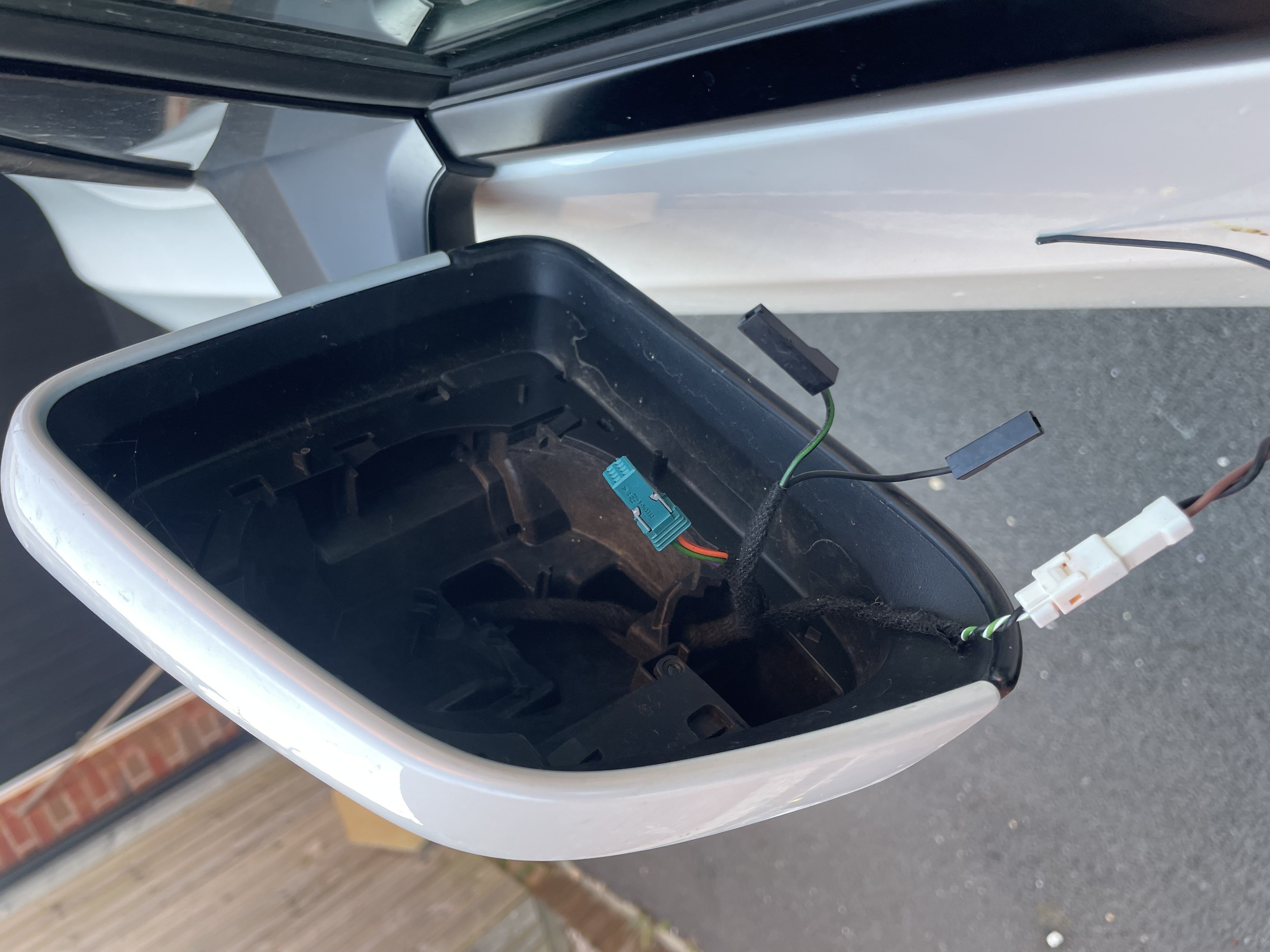 Electric Vehicle Parts: TESLA Model Y passenger side wing mirror