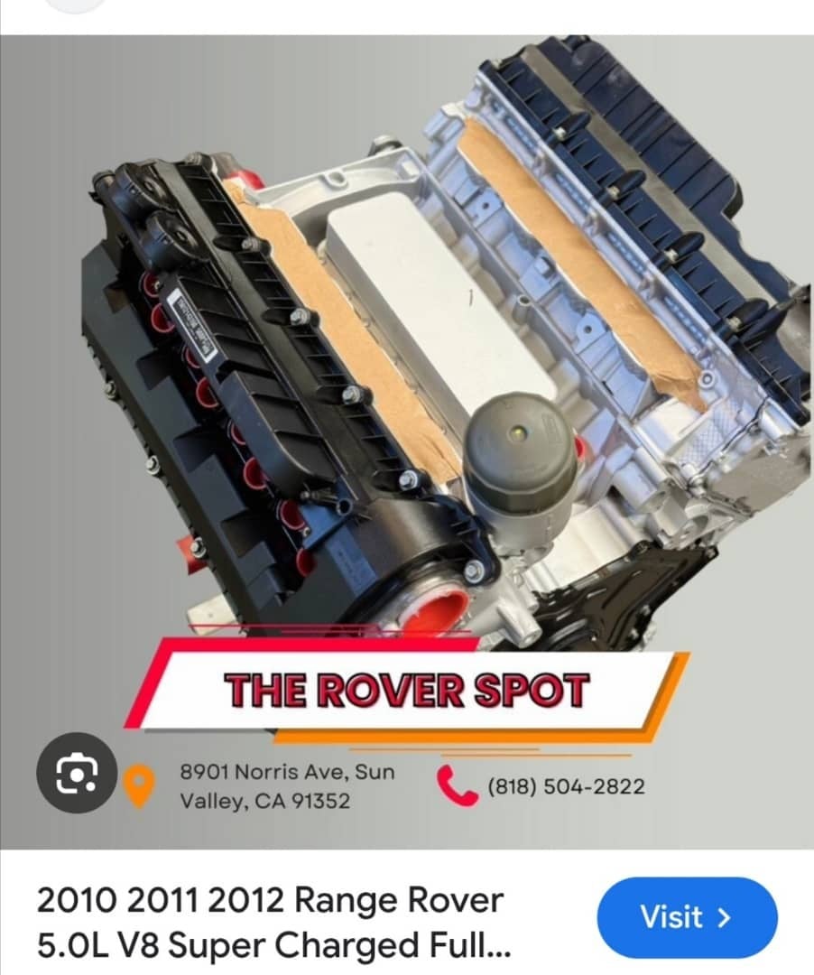 4x4 Vehicle Parts: Land Rover Range Rover Sport full engine